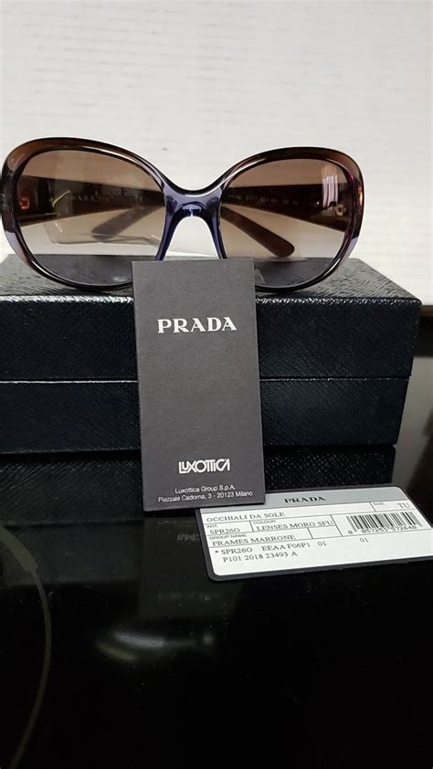 Sleek PRADA Sunglasses Genuine Spr 27l 57017 2au